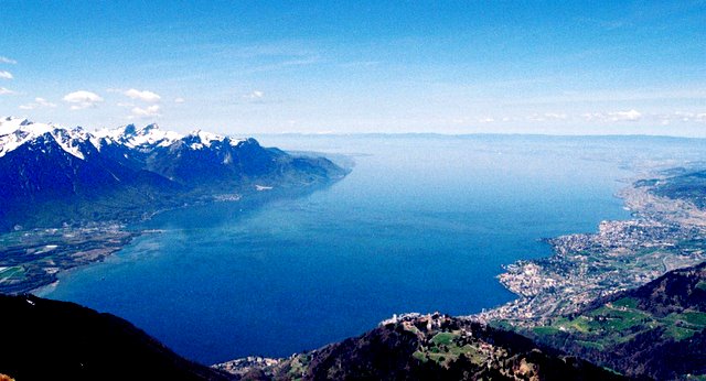 Lake Geneva Panoramic Platform View