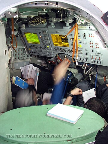 Training conducted in Soyuz TMV Simulator