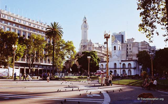Plaza de Mayo - with Cabildo Buenos Aires in the background
